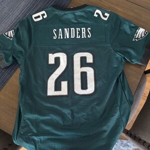 Philadelphia Eagles NFL Pro Line Jersey Miles Sanders #26 Women's Medium Green